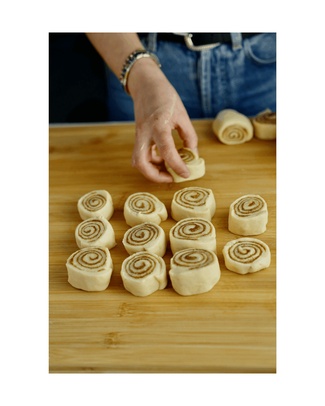 roulés à la cannelle préparation etape 3 roulés à la cannelle préparation etape 3