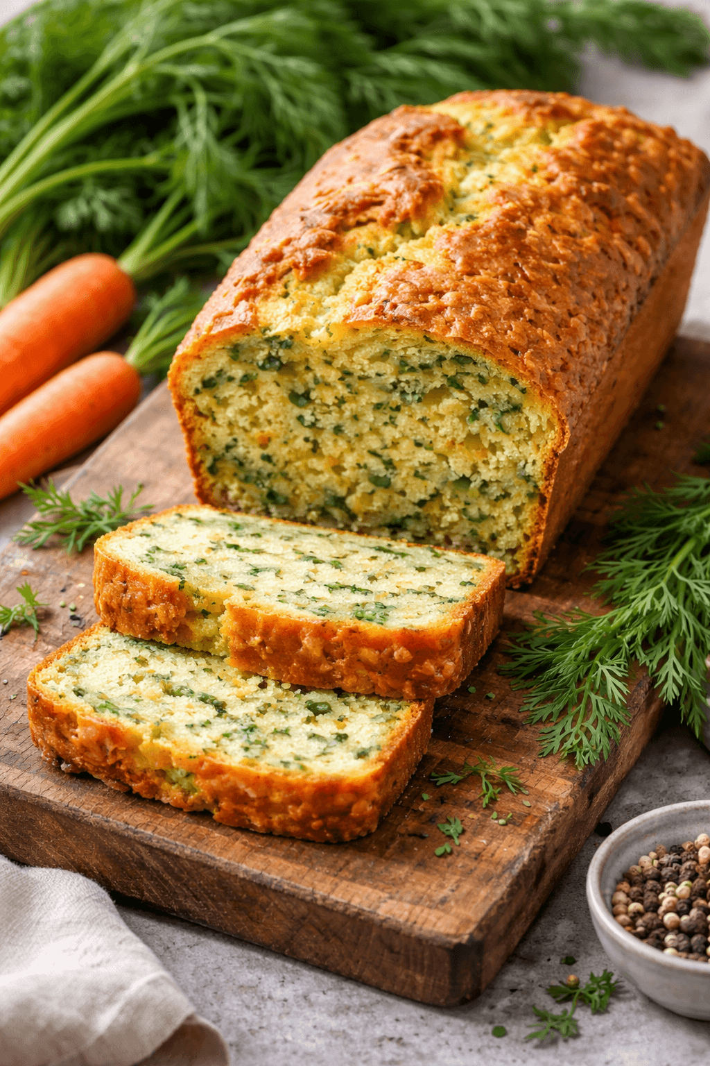 cake fanes de carottes zéro déchet